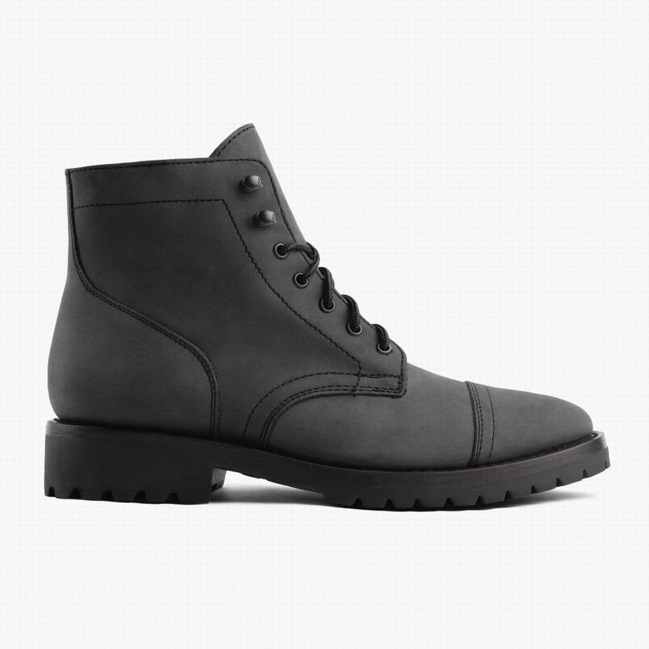 Stivali Stringati Thursday Boots Captain StormKing® Uomo Grigie | QXS5288KZ