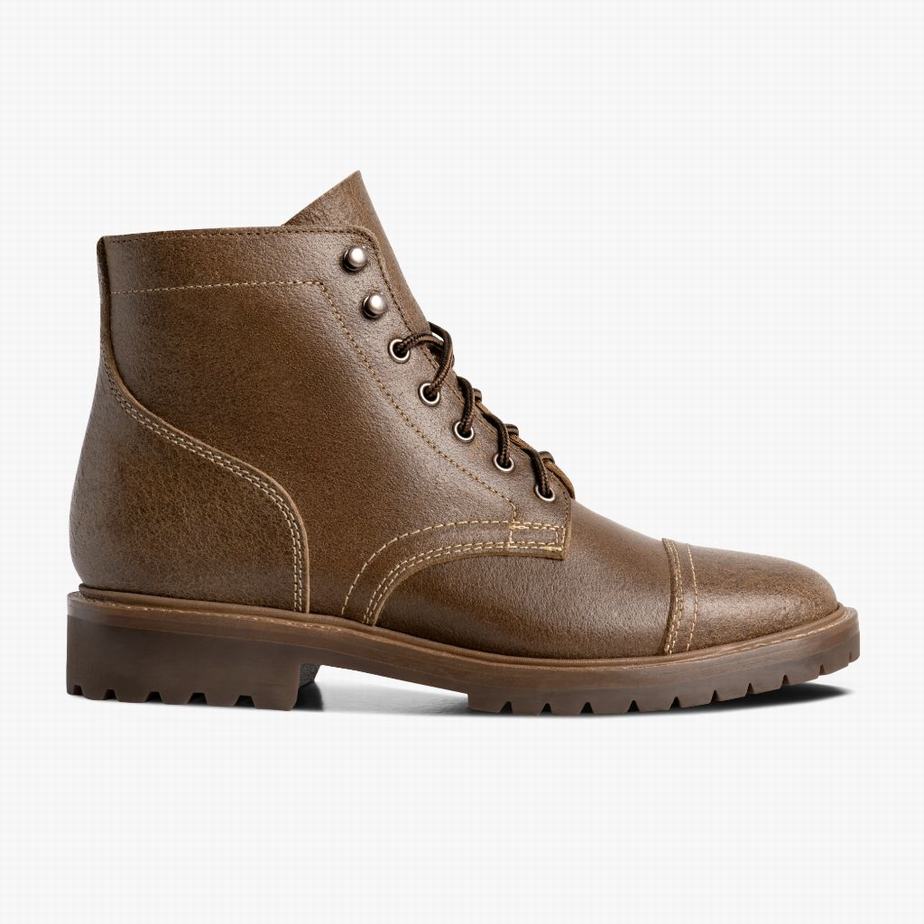 Stivali Stringati Thursday Boots Captain StormKing® Uomo Cioccolato | BZO9445SJ