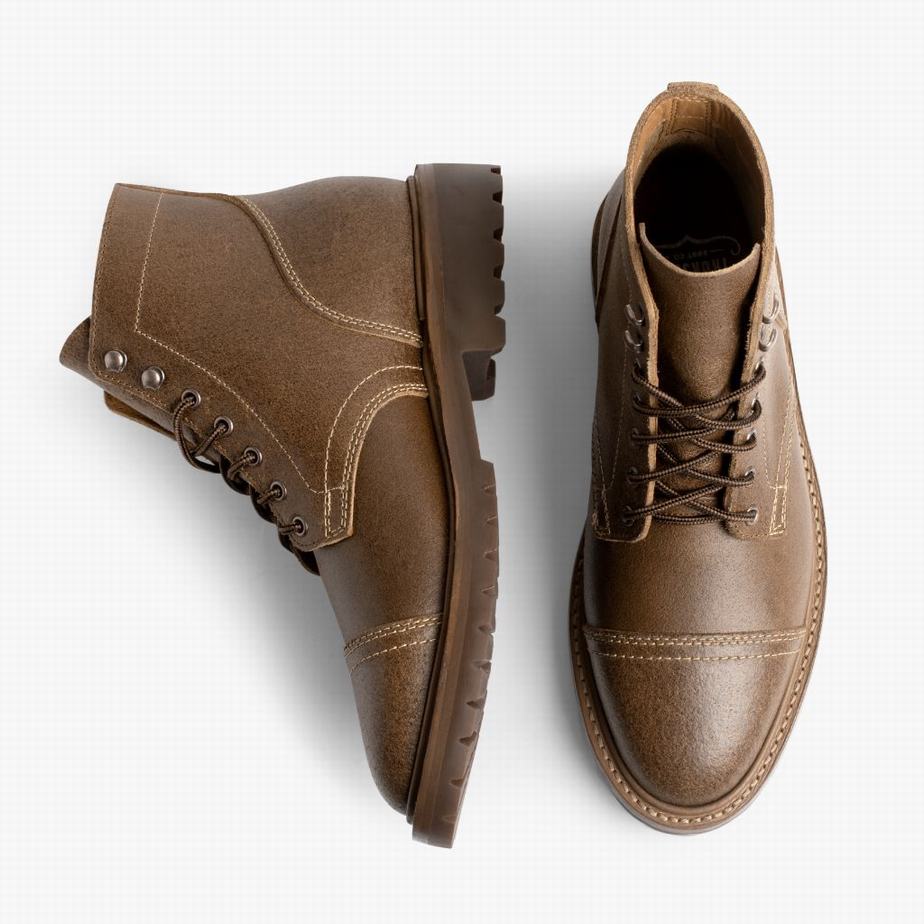 Stivali Stringati Thursday Boots Captain StormKing® Uomo Cioccolato | BZO9445SJ