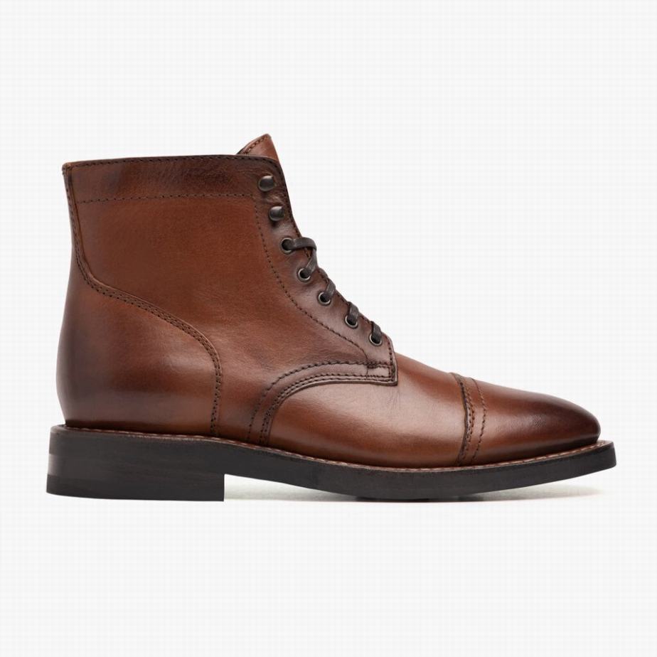 Stivali Stringati Thursday Boots Captain Uomo Brandy | VZG6562PU