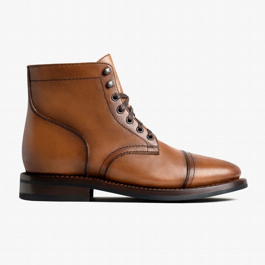 Stivali Stringati Thursday Boots Captain Uomo Toffee | JBH2567HQ