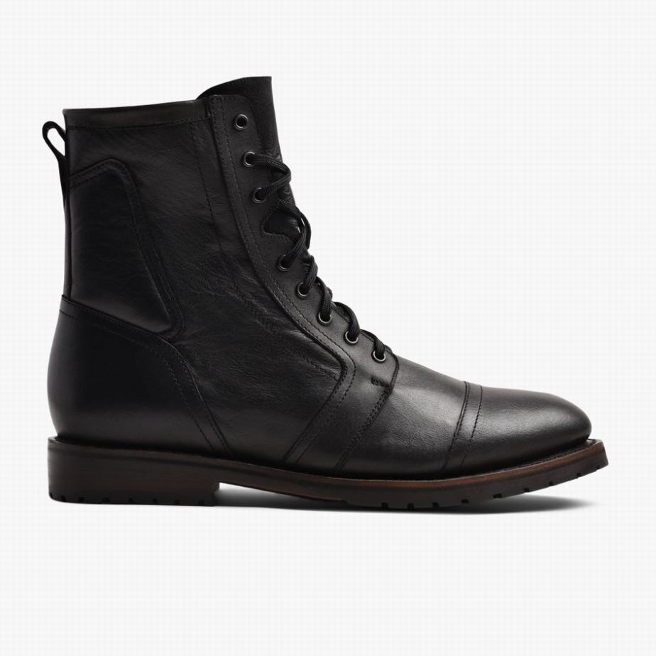 Stivali Stringati Thursday Boots Casa Moto Uomo Nere | GJJ8342ED