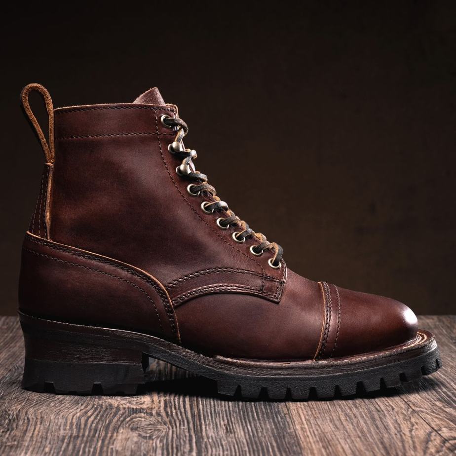 Stivali Stringati Thursday Boots Challenger Uomo Cioccolato | CLQ2113BB