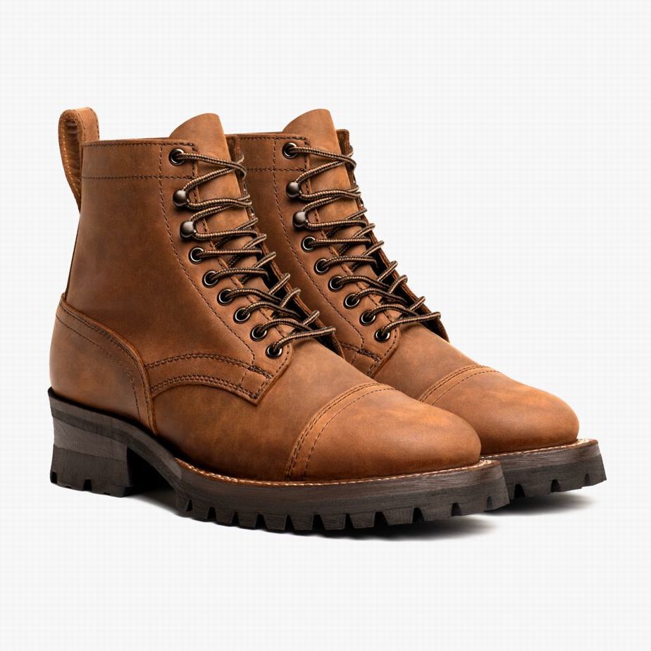 Stivali Stringati Thursday Boots Challenger Uomo Marroni | HAA9832IE