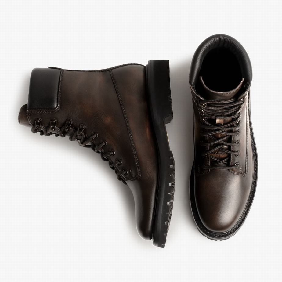 Stivali Stringati Thursday Boots Explorer Uomo Caffè | NYL3518VD