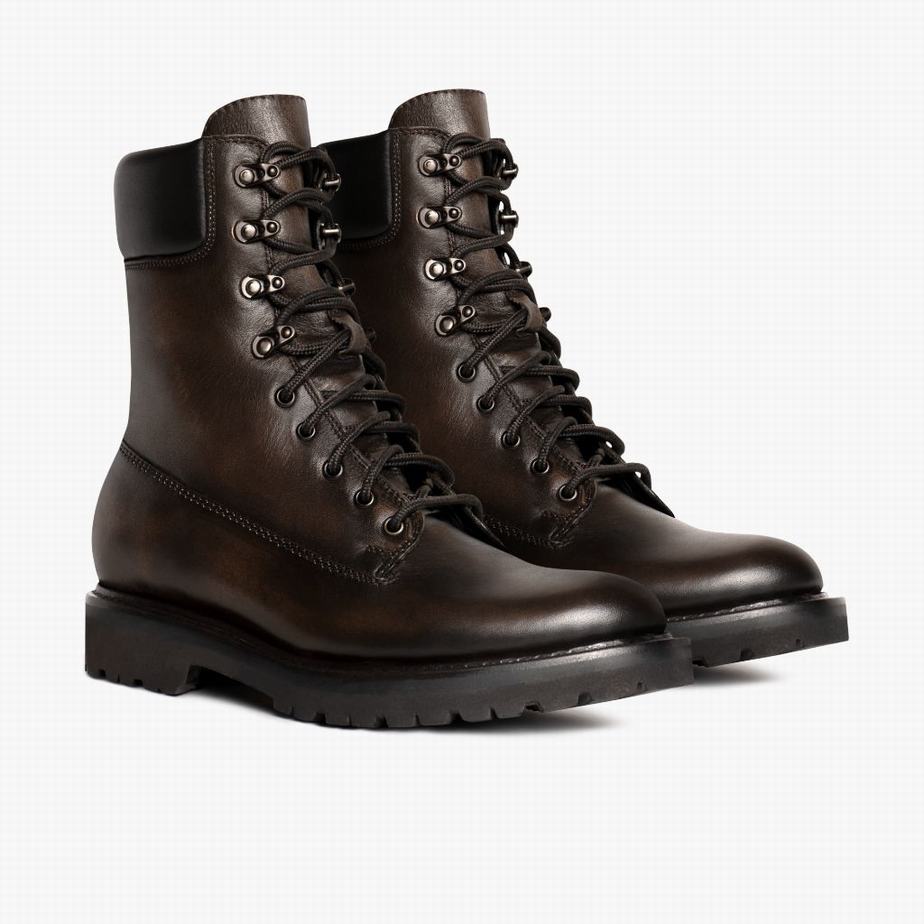 Stivali Stringati Thursday Boots Explorer Uomo Caffè | NYL3518VD