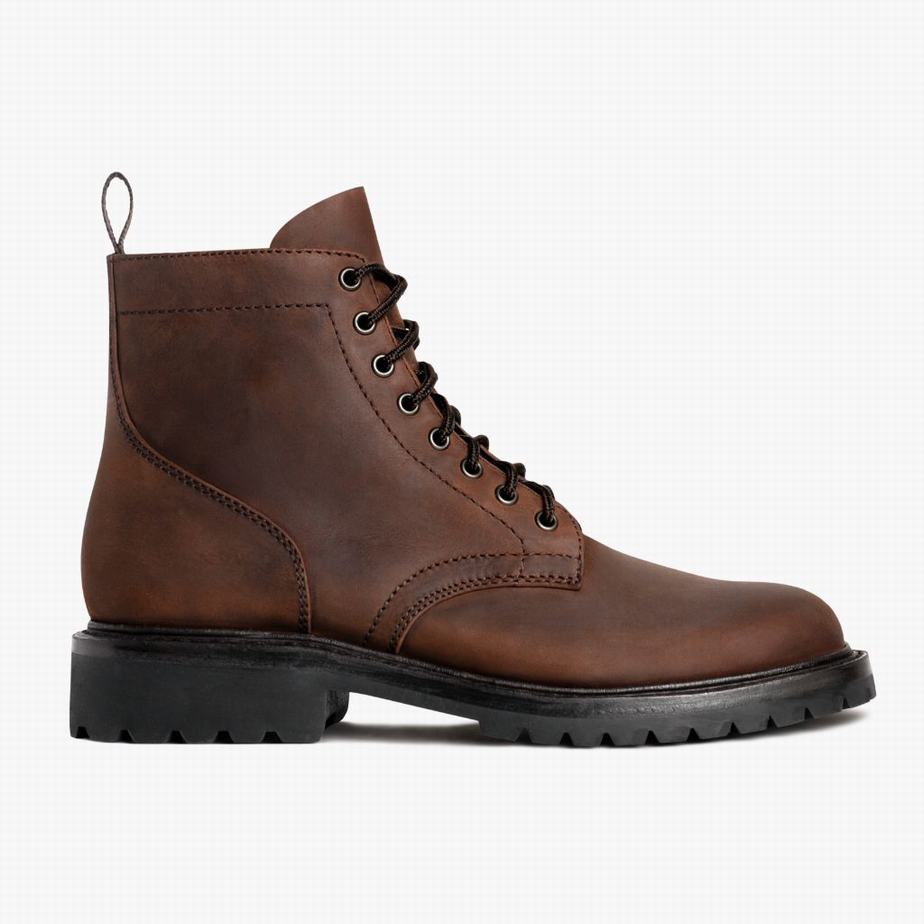 Stivali Stringati Thursday Boots Hero Uomo Cioccolato | XSV6724IT