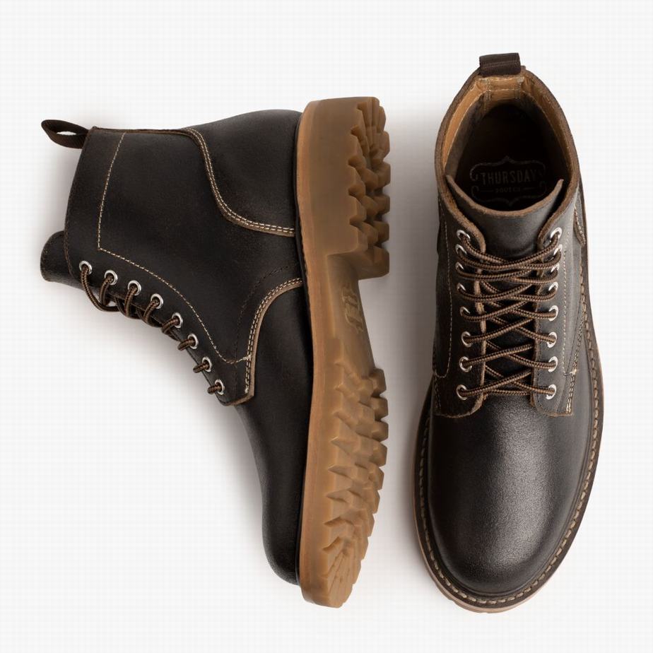 Stivali Stringati Thursday Boots Hero Uomo Cacao | HVG2024IZ