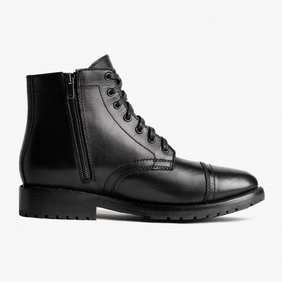 Stivali Stringati Thursday Boots Major Uomo Nere | SXV242XR