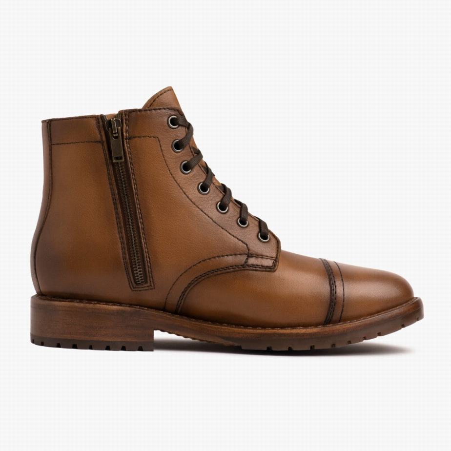 Stivali Stringati Thursday Boots Major Uomo Marroni | KKZ962RY