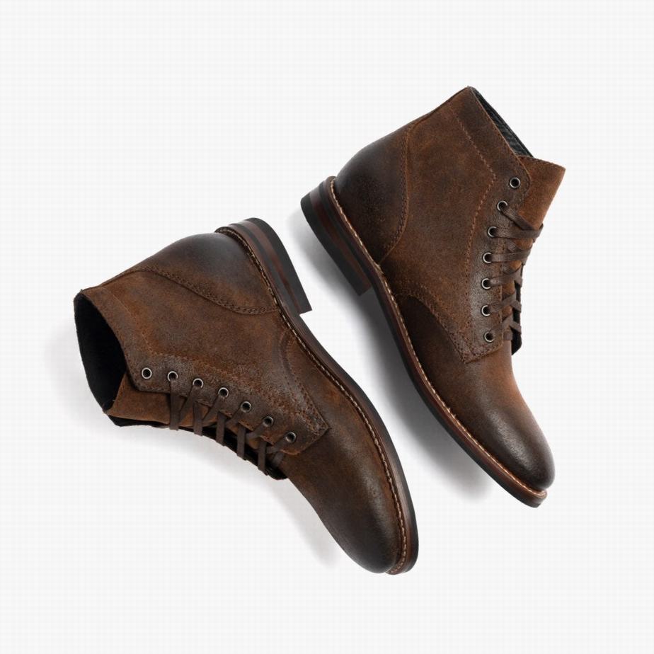 Stivali Stringati Thursday Boots President Uomo Mocha | XBR349EW