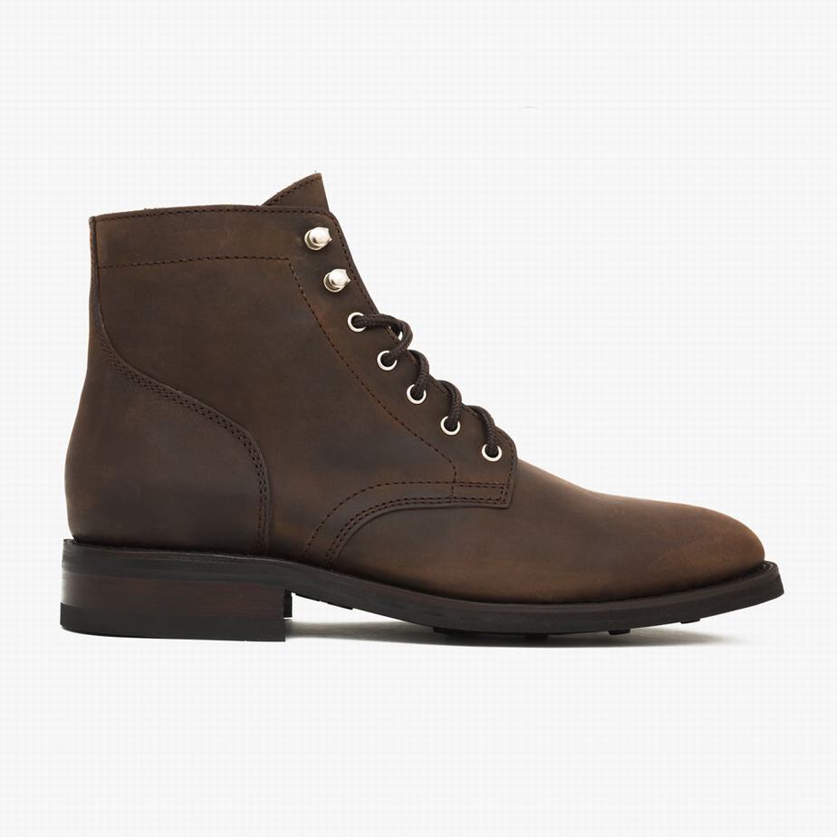 Stivali Stringati Thursday Boots President Uomo Marroni | AKH8621VO