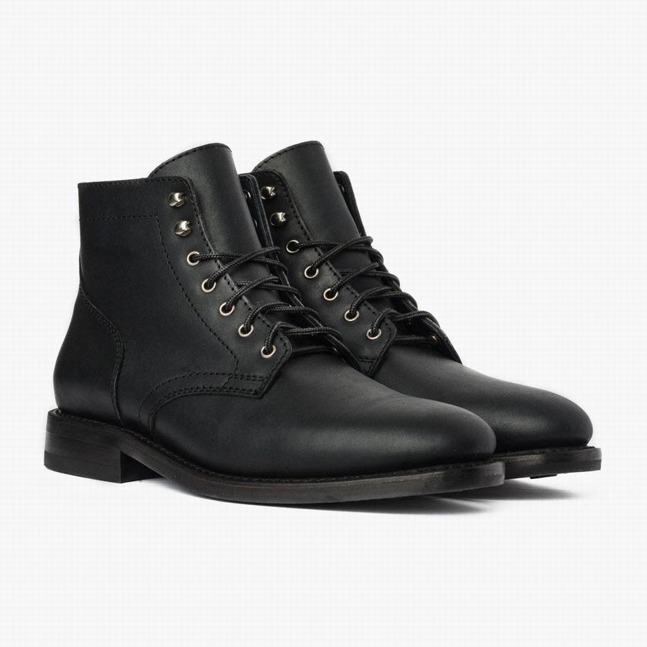 Stivali Stringati Thursday Boots President Uomo Nere | IGE6572SI