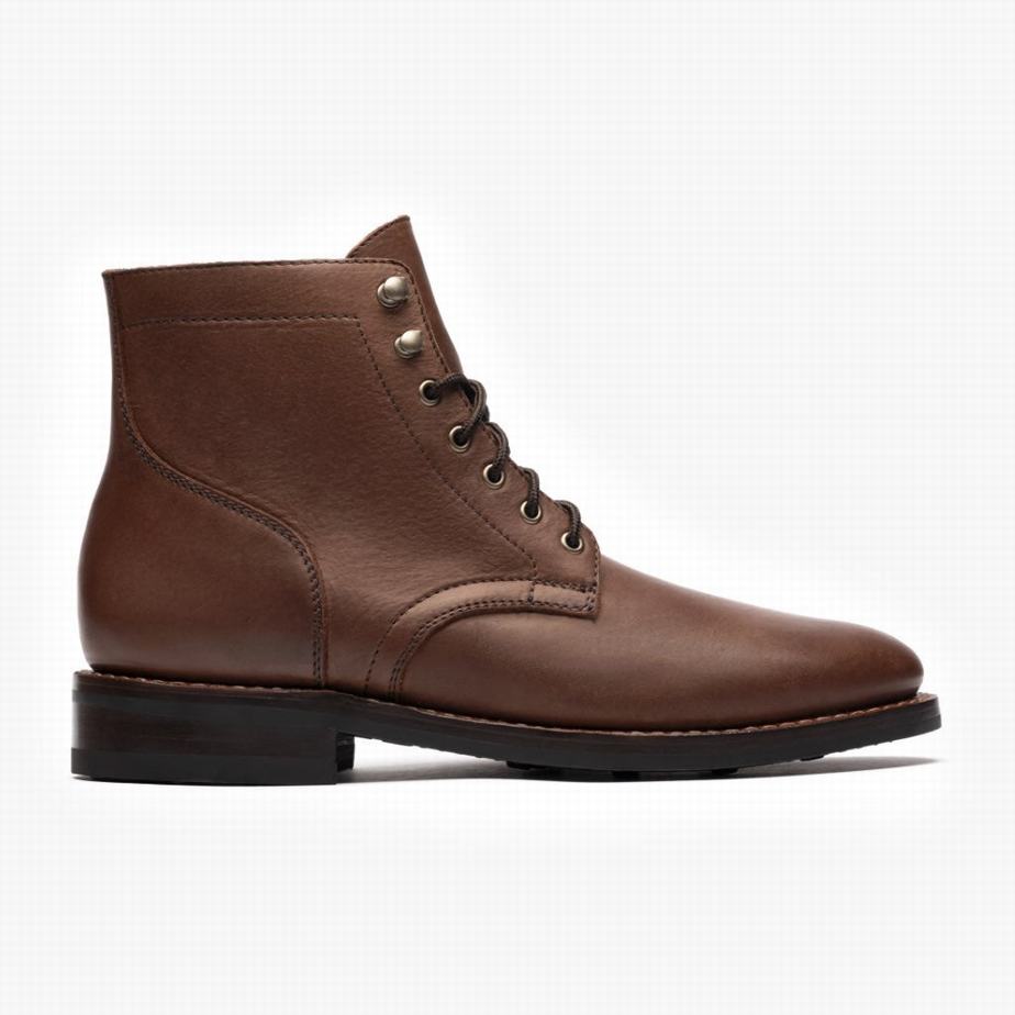 Stivali Stringati Thursday Boots President Uomo Cioccolato | NTW5164QR