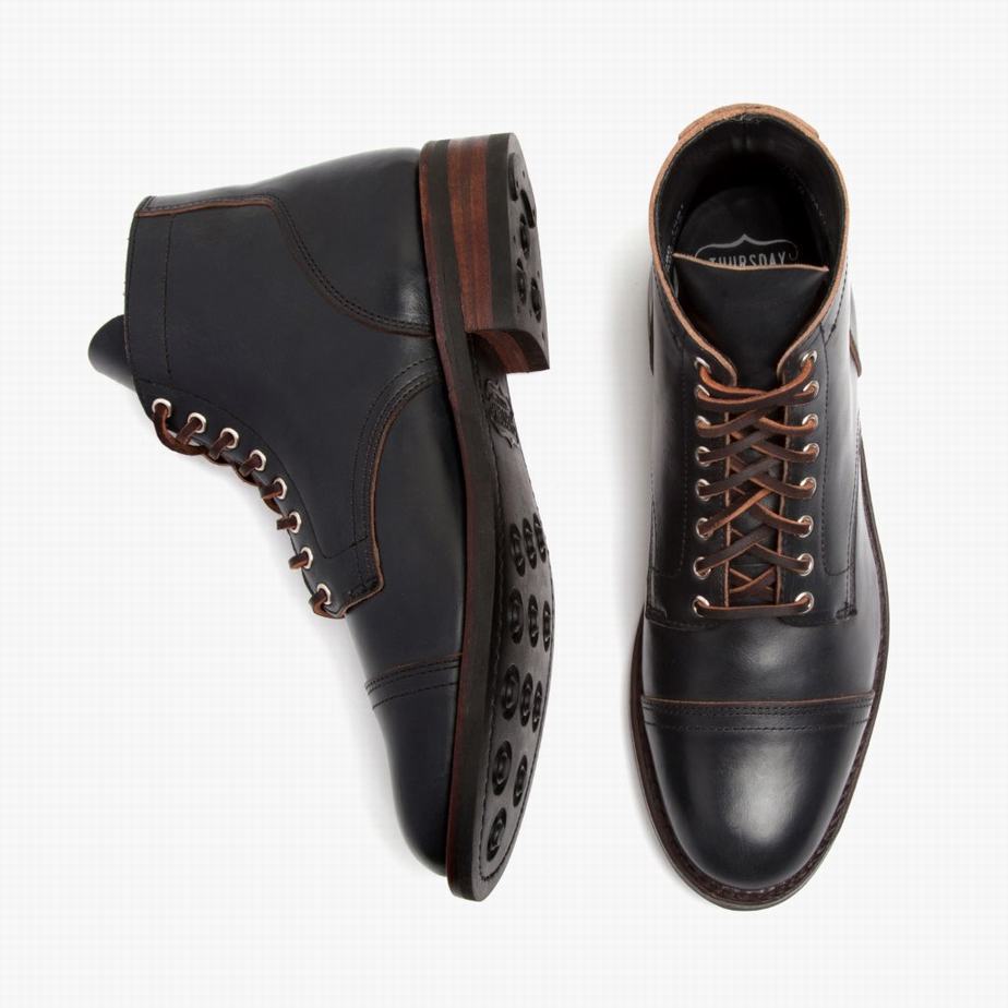 Stivali Stringati Thursday Boots Vanguard Uomo Indaco | ZDM1083NL