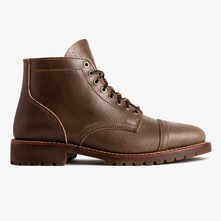 Stivali Stringati Thursday Boots Vanguard Uomo Beige | XWR2486OD