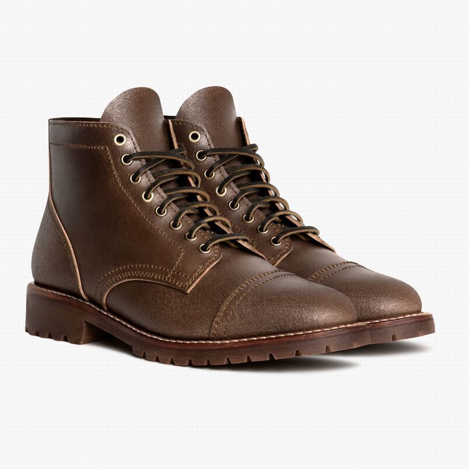 Stivali Stringati Thursday Boots Vanguard Uomo Beige | XWR2486OD