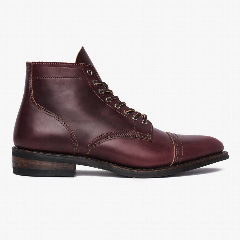 Stivali Stringati Thursday Boots Vanguard Uomo Rosse Marroni | FWM8364OY