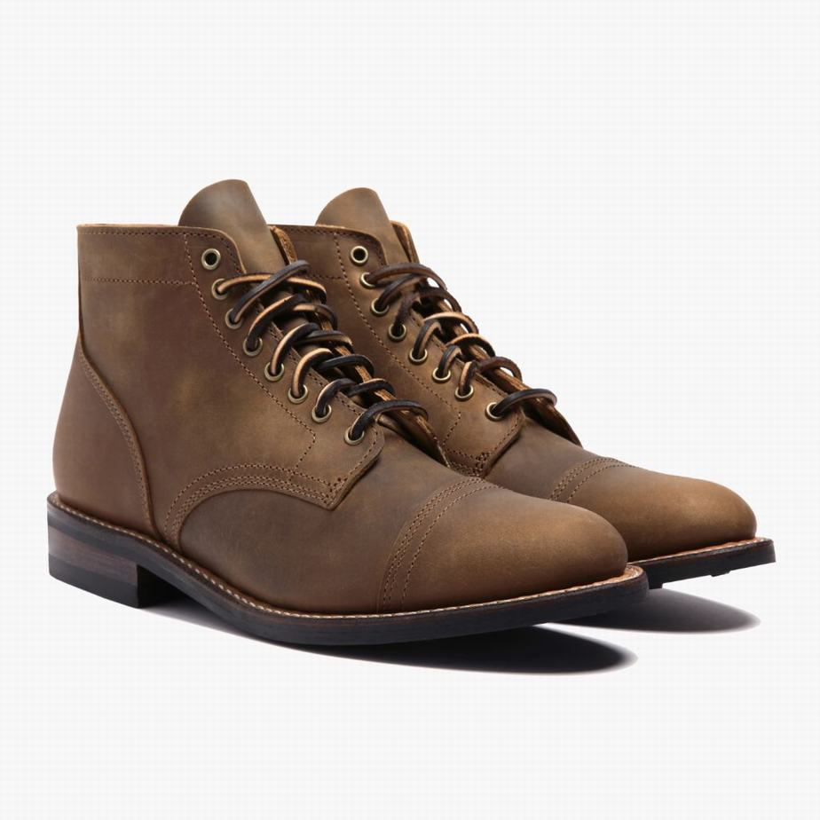 Stivali Stringati Thursday Boots Vanguard Uomo Marroni | YBQ3526NC