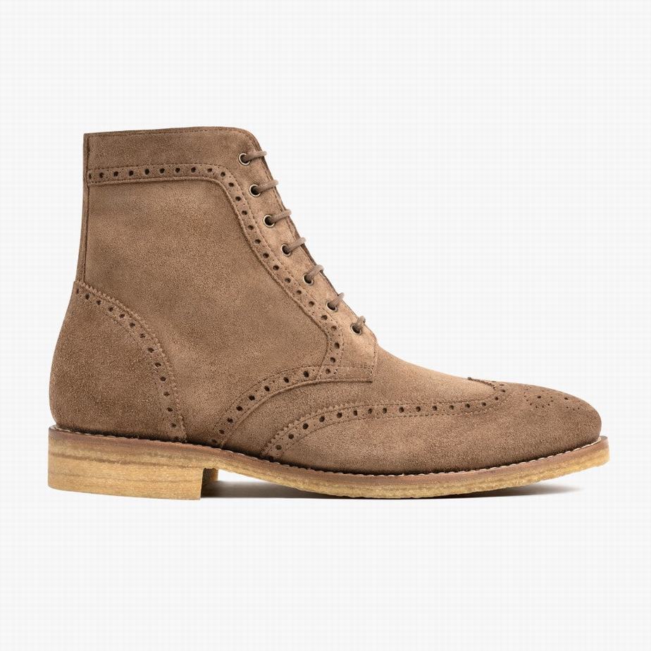 Stivali Stringati Thursday Boots Wingtip Uomo Marroni | LFN1058VH