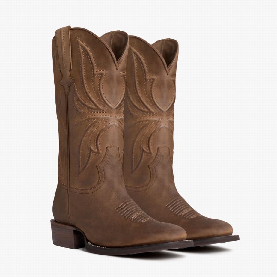 Stivali Western Thursday Boots Desperado Uomo Marroni | YGD4288NM