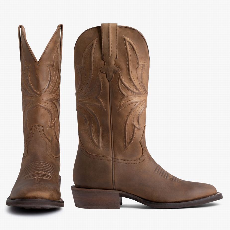 Stivali Western Thursday Boots Desperado Uomo Marroni | YGD4288NM