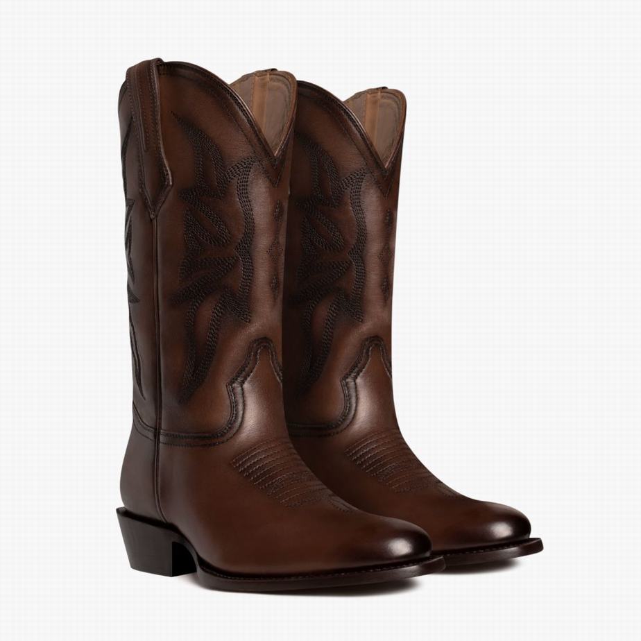 Stivali Western Thursday Boots Maverick Uomo Brandy | ZXR6969QT